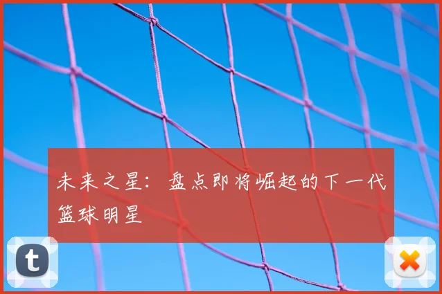 未来之星：盘点即将崛起的下一代篮球明星